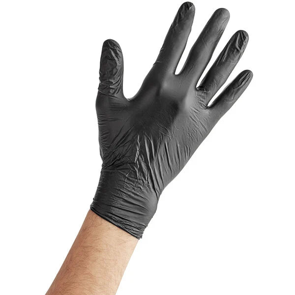 Powder Free Nitrile Black Gloves - X Large - 1,000/Case