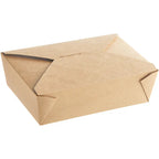 Bio-Plus-Earth Kraft Microwavable Paper #3 - 7 3/4" x 5 1/2" x 2 1/2" - 200/Case image 2 for NYC and Long Island restaurant supplies