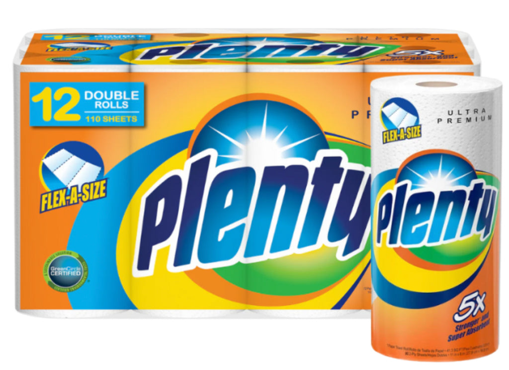 Bounty 2 Ply Paper Towel Roll - 12 Roll/Case
