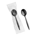 Soup Spoon Black Medium Weight (Wrapped) - 1,000/Case