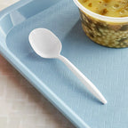 Soup Spoon White Medium Weight (No Wrap) - 1,000/Case product photo