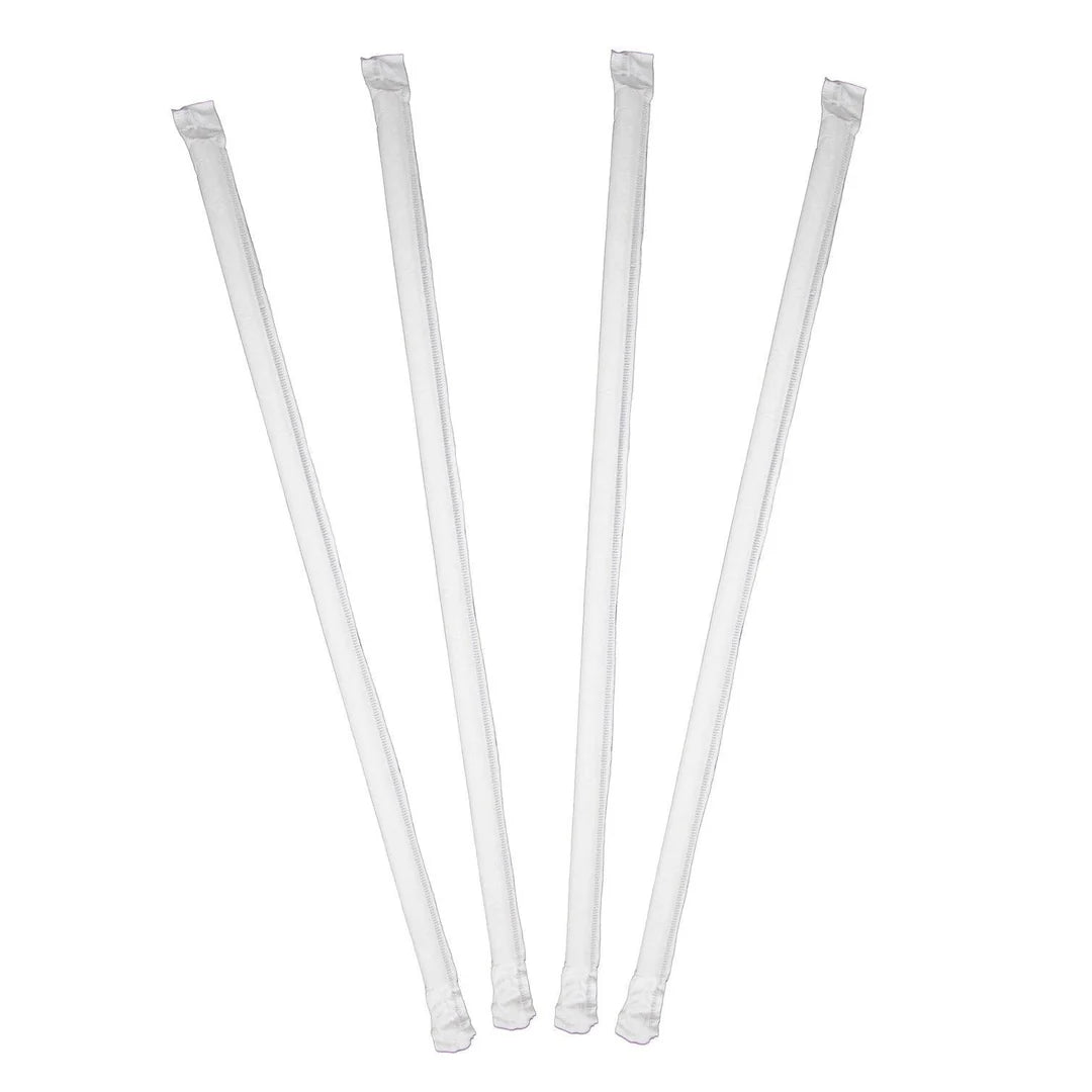 10.25" Crown Wrapped Straws 2,500/Case