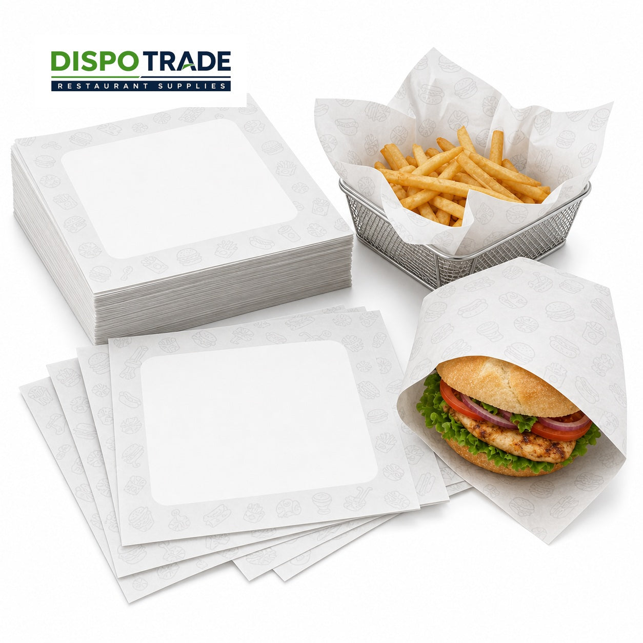 Custom Food Wrapping Paper - Dispo Trade