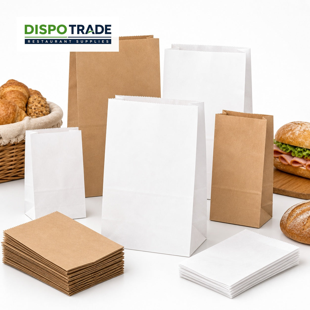 Custom Lb. Paper Bags - Dispo Trade
