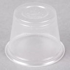 Dart 1oz. Clear Plastic Souffle Cup / Portion Cup Solo PL100N - 2,500/Case image 2 for NYC and Long Island restaurant supplies