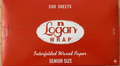 10" X 10 3/4' Logan Wax Paper Senior - 6,000/Case