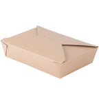 Bio-Plus-Earth Kraft Microwavable Paper #2 - 7 3/4" x 5 1/2" x 1 7/8" - 200/Case image 2 for NYC and Long Island restaurant supplies