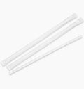7" 3/4 Plastic Wrapped Straws - 300/Case